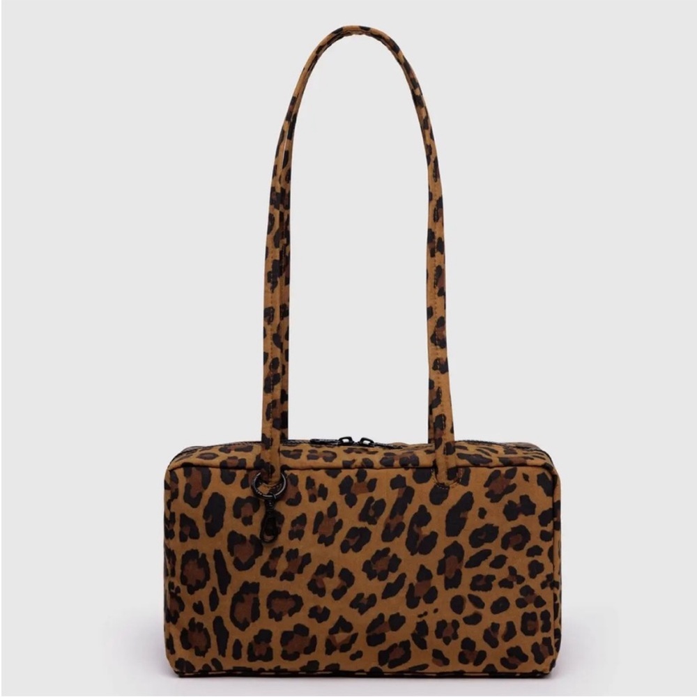 Baggu Leopard Print bowler bag